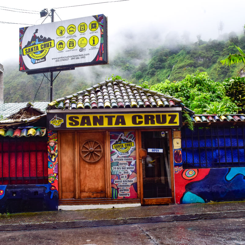 Hostal Santa Cruz BackpackerÂ´s | BaÃ±os de Agua Santa
